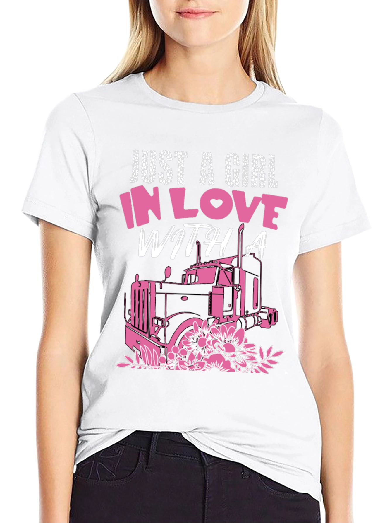 Girl In Love With A Trucker Tee