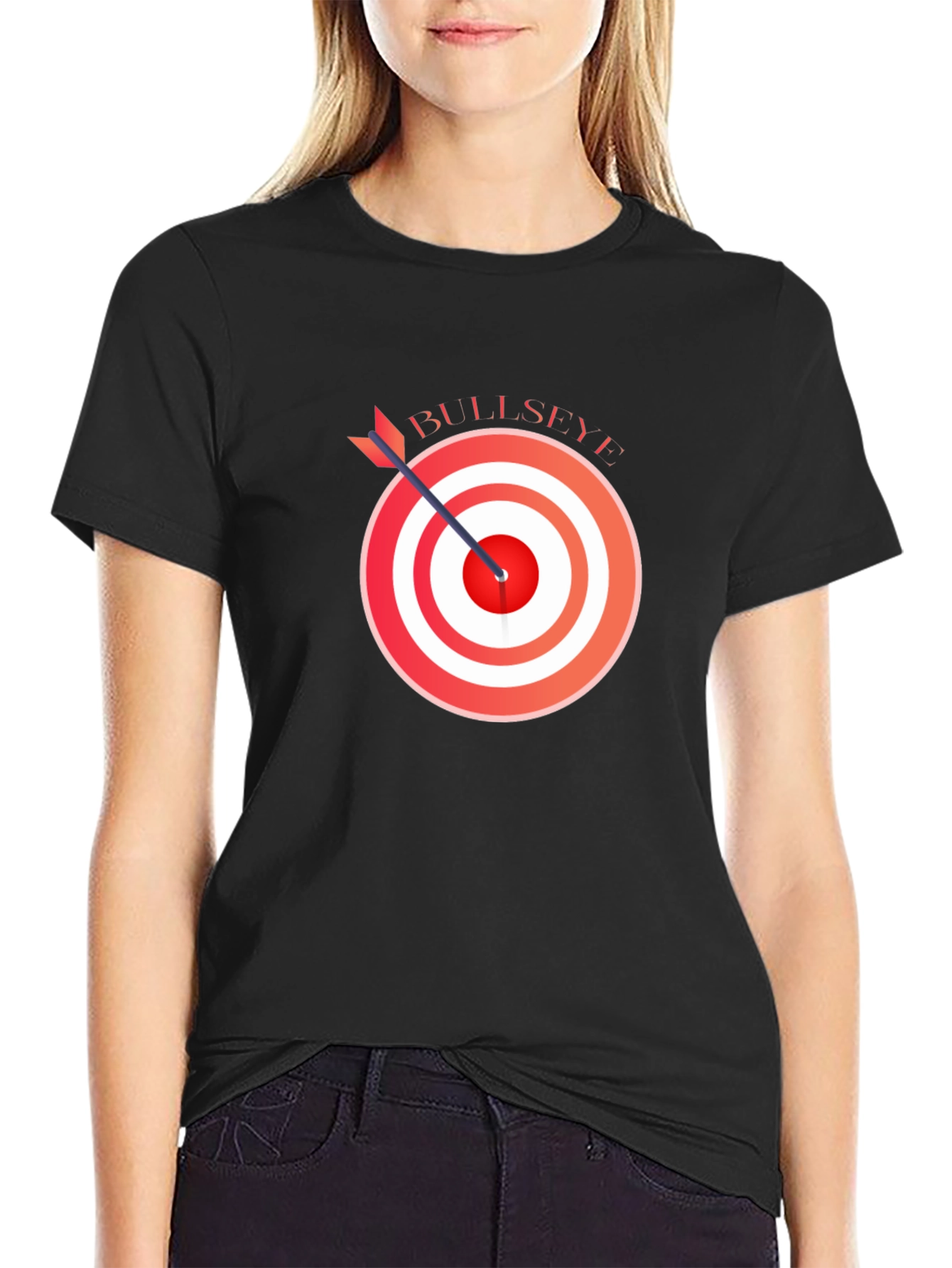 Bullseye Arrow T-Shirt - Black