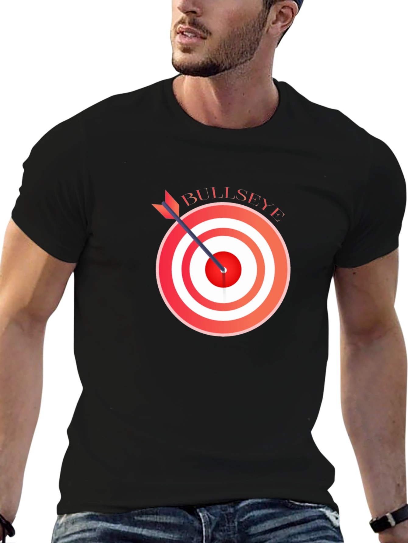 Bullseye Arrow T-Shirt - Black