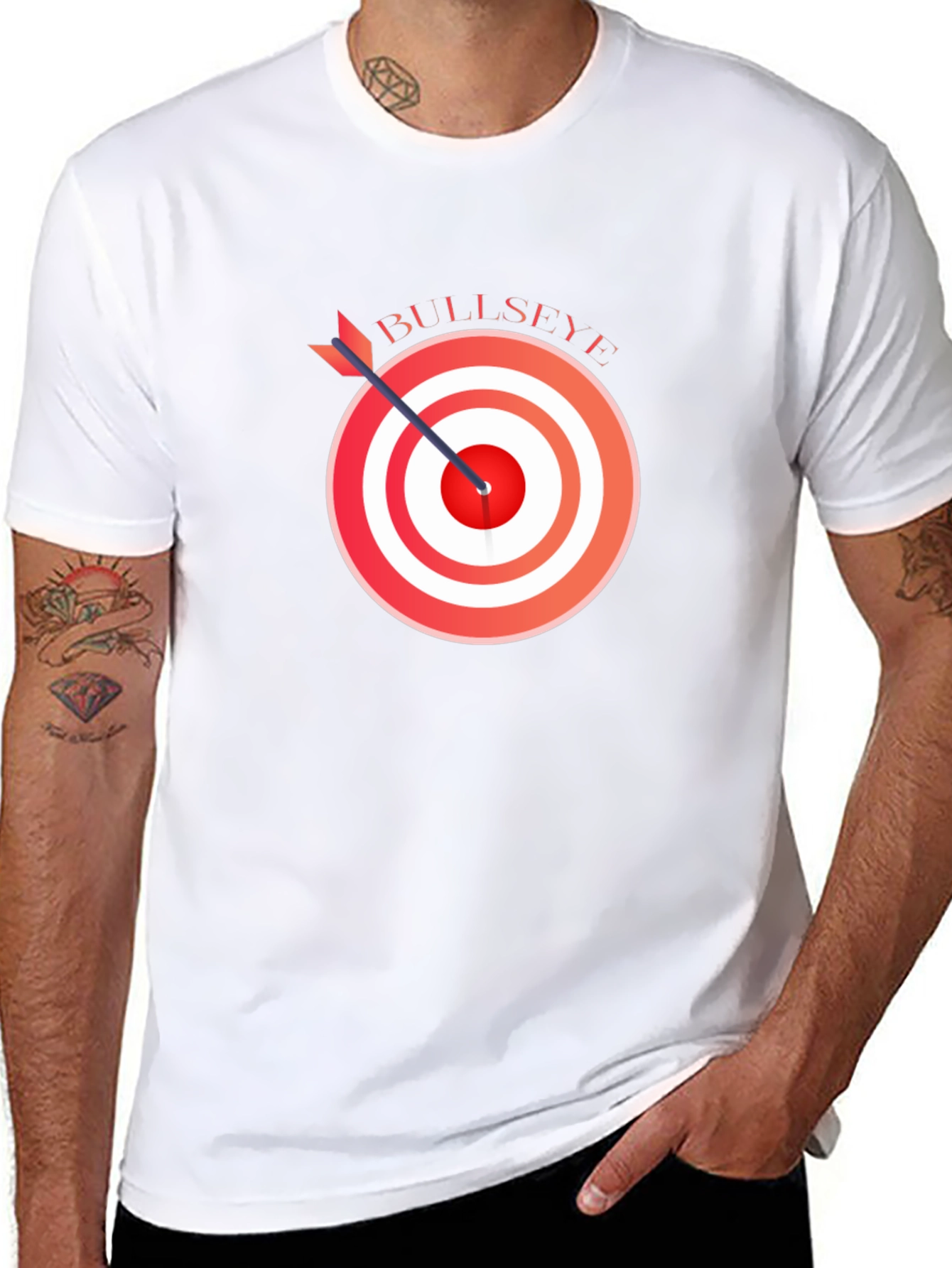 Bullseye Arrow T-Shirt - Black