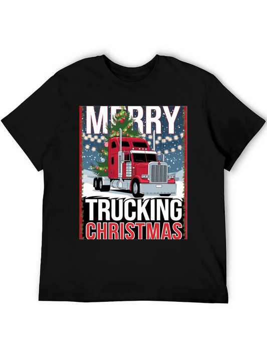 Merry Trucking Christmas T-Shirt