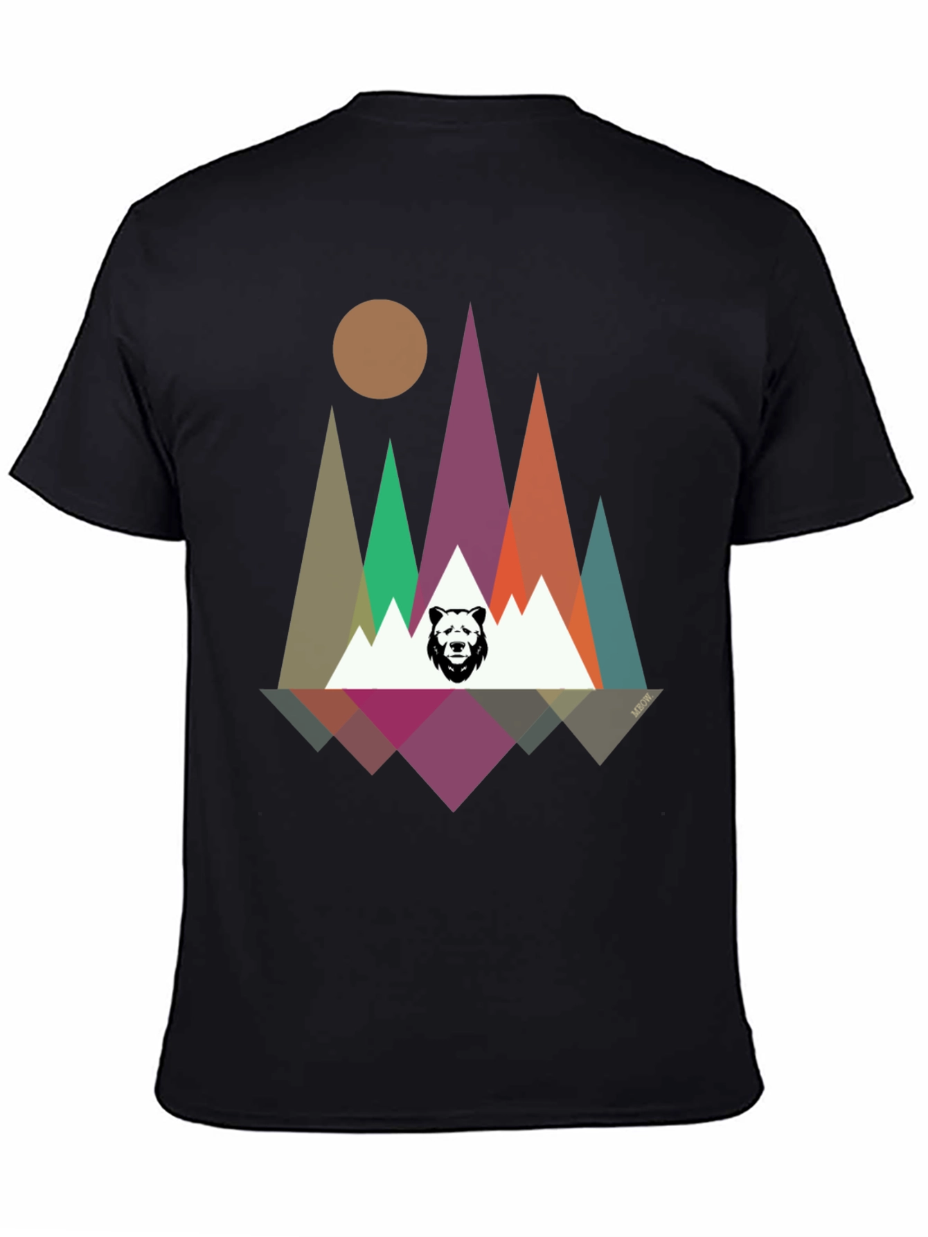 Geometric Bear Mountain T-Shirt