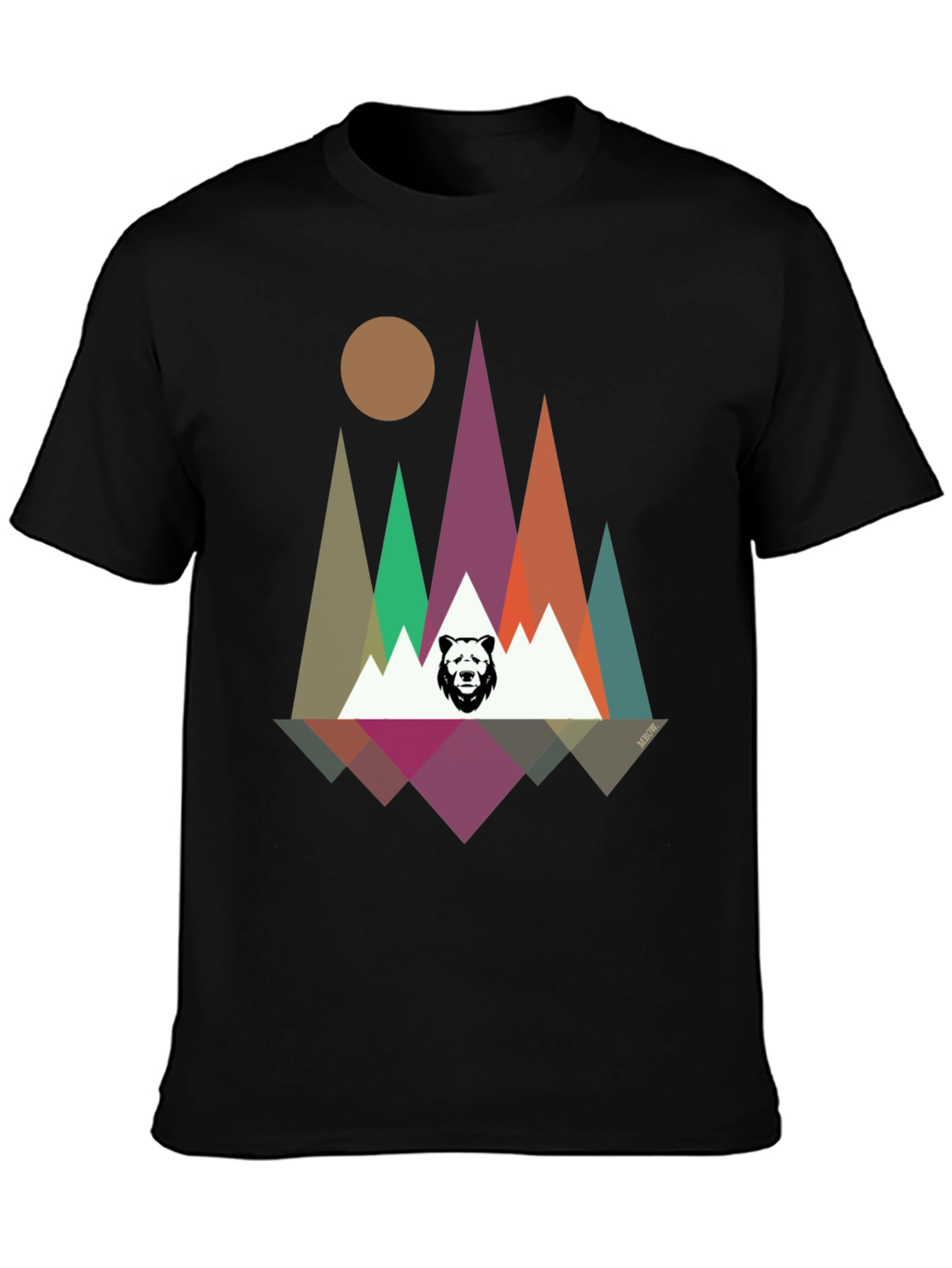 Geometric Bear Mountain T-Shirt