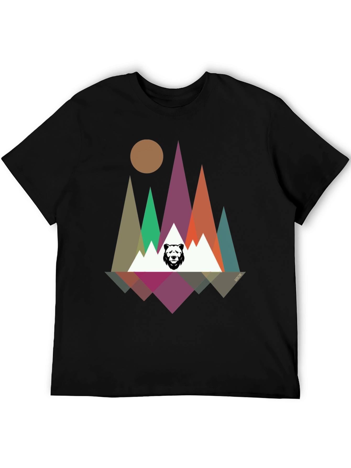 Geometric Bear Mountain T-Shirt