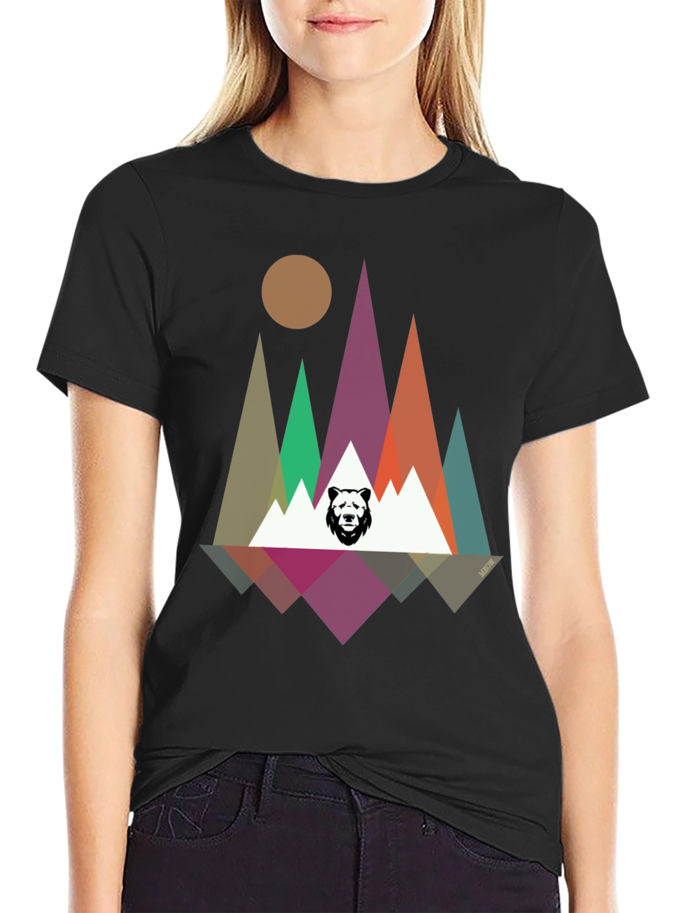 Geometric Bear Mountain T-Shirt