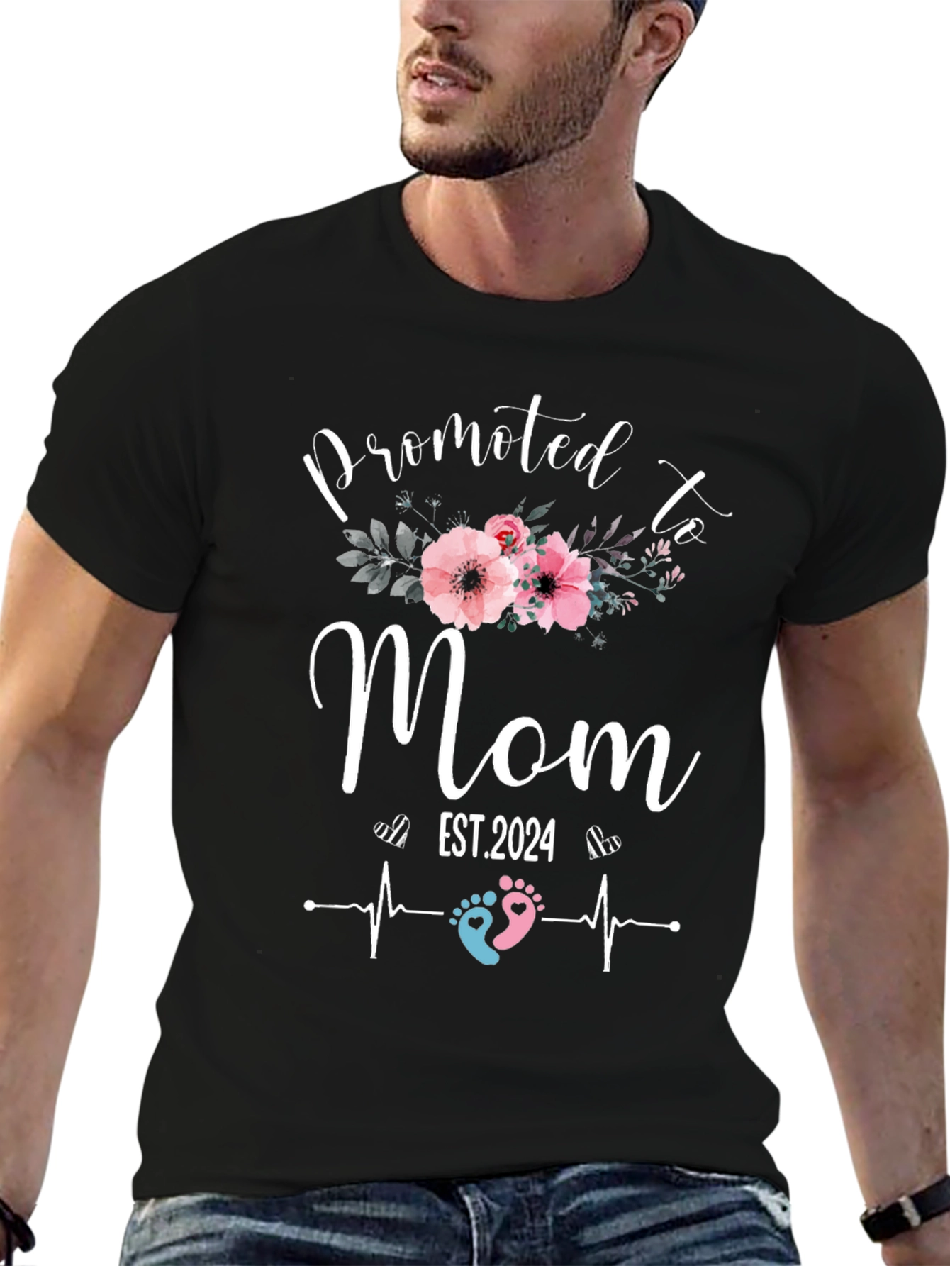 Promoted to Mom 2024 T-Shirt