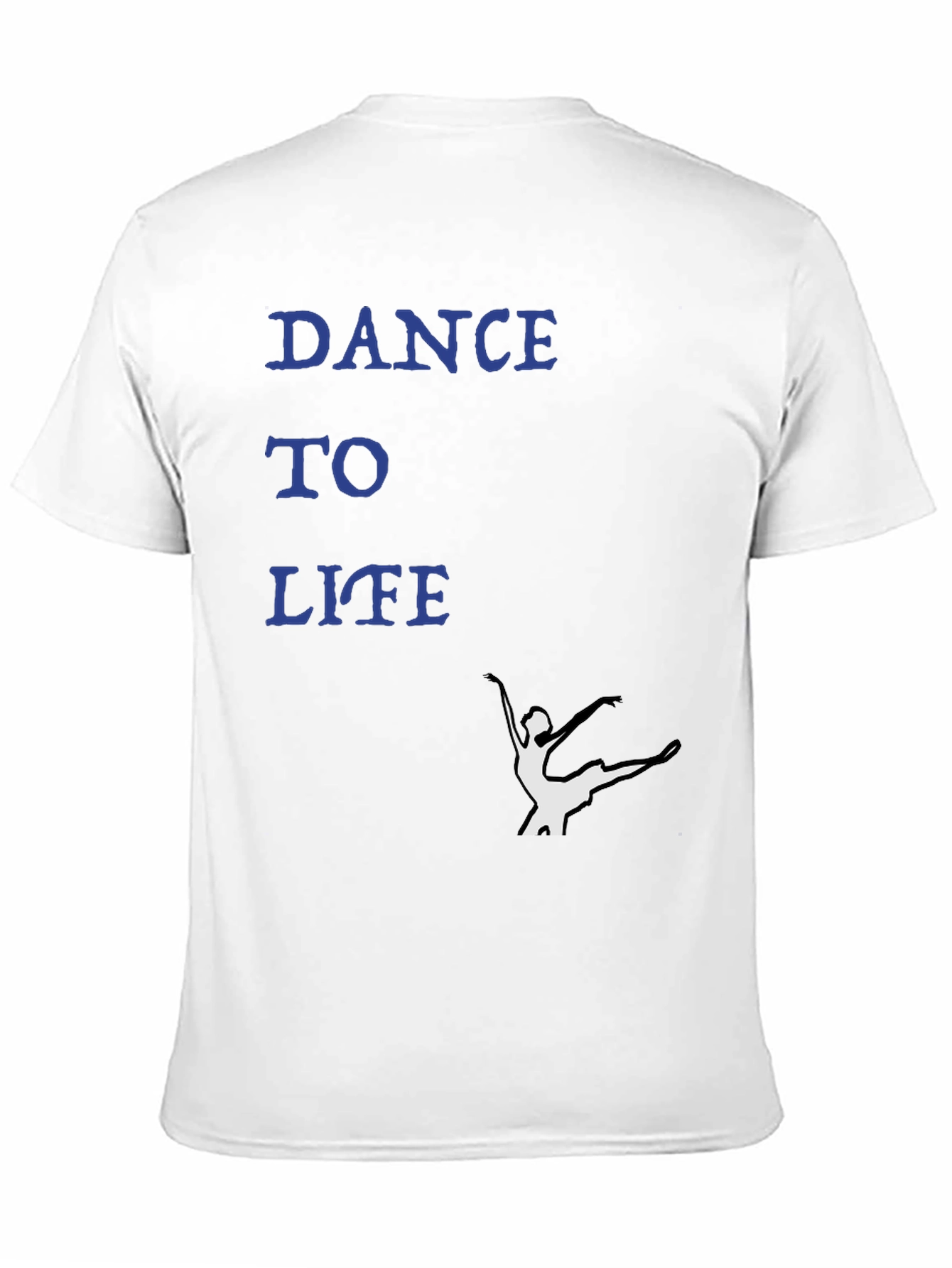 Dance to Life Black Graphic Tee