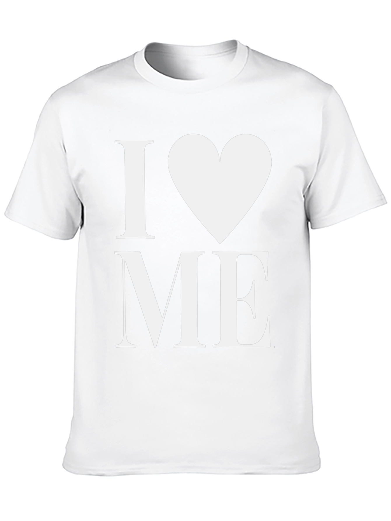 I Heart Me Black Graphic Tee