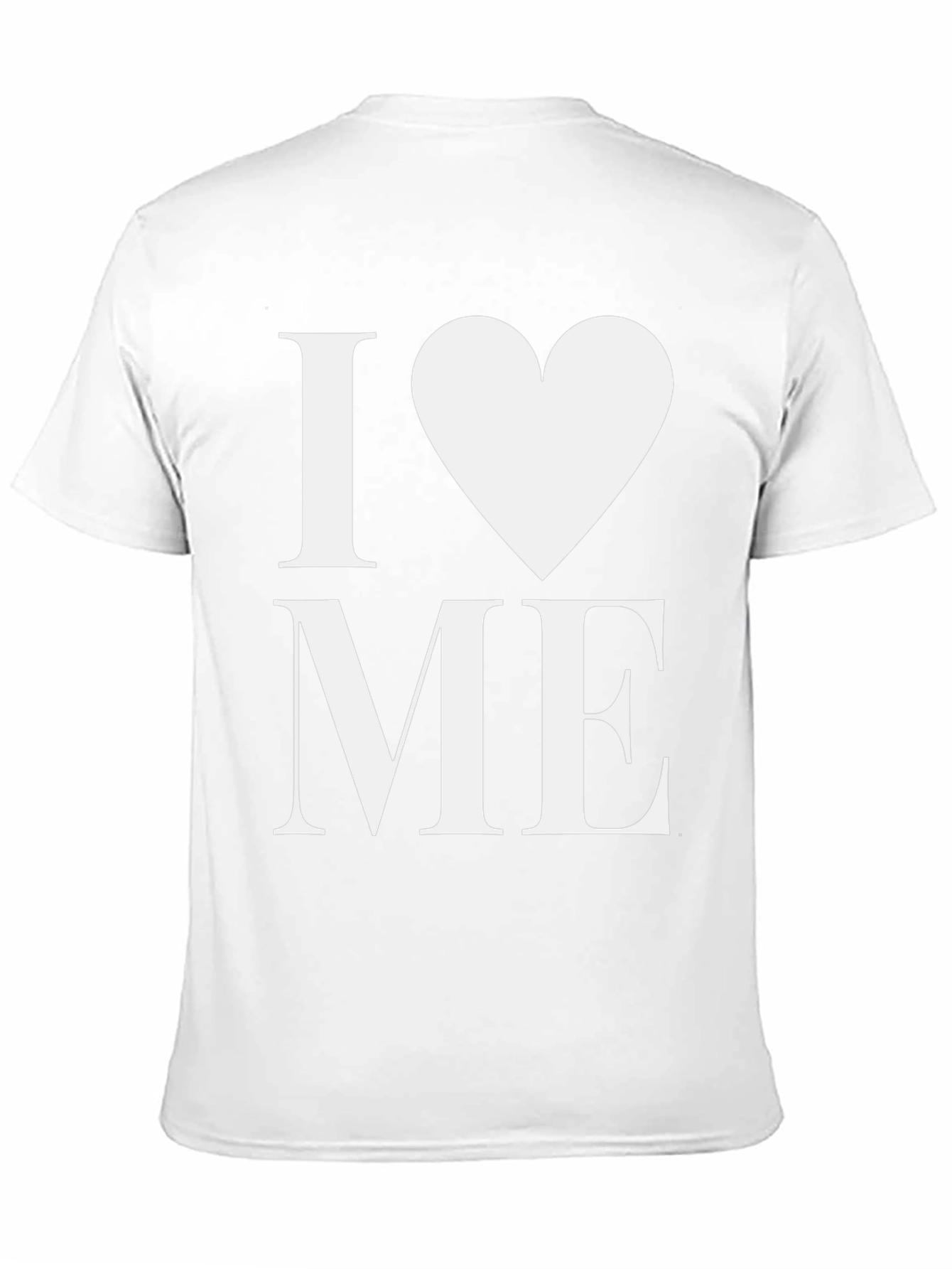 I Heart Me Black Graphic Tee