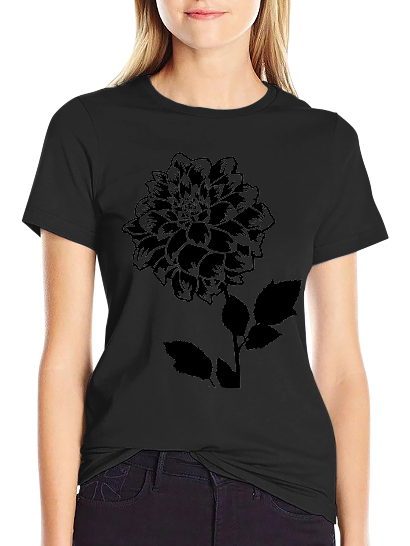 Black Dahlia Graphic T-Shirt