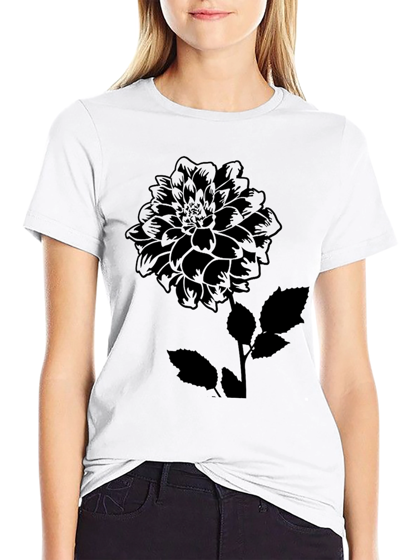 Black Dahlia Graphic T-Shirt