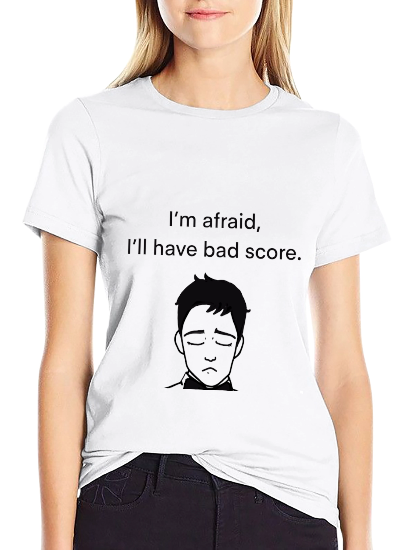 Anxiety T-Shirt - Im Afraid Design