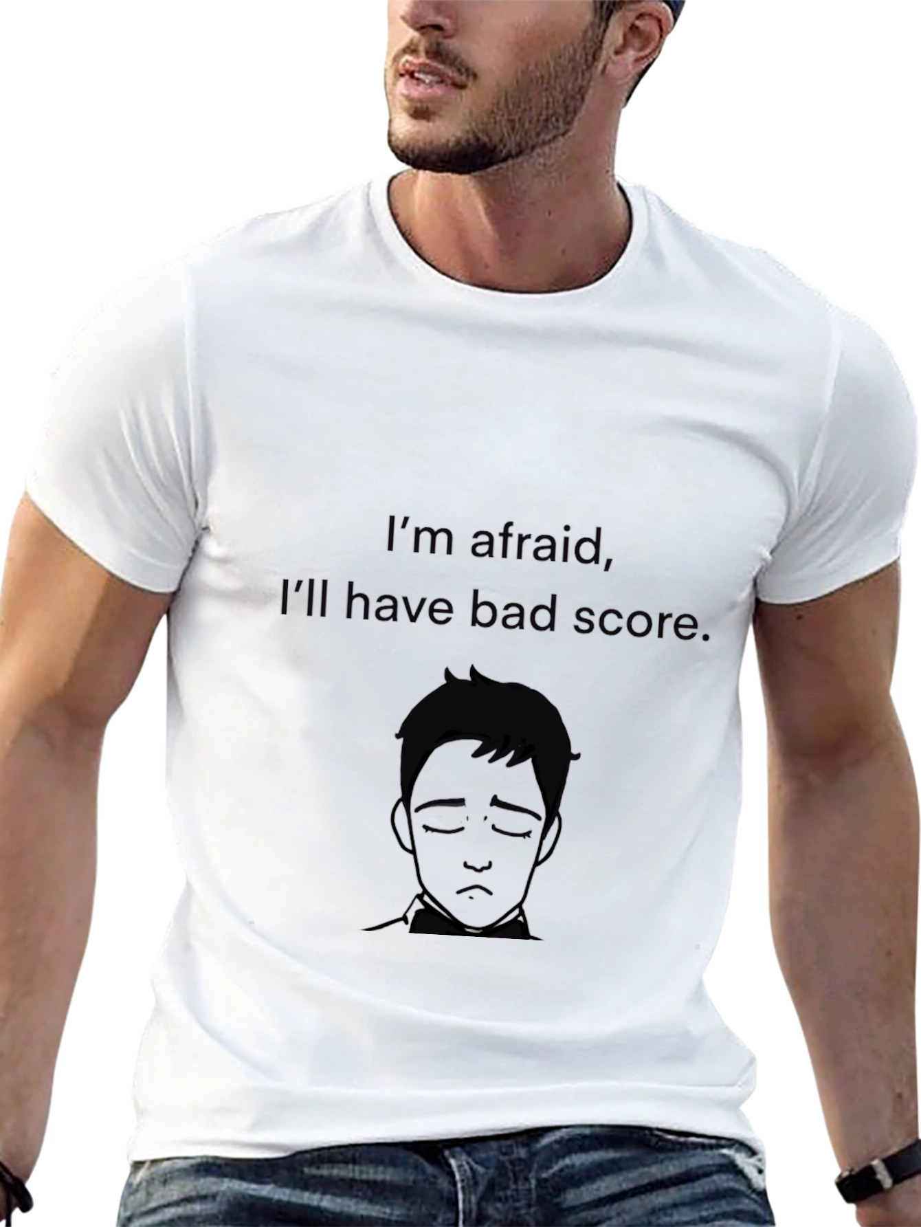 Anxiety T-Shirt - Im Afraid Design