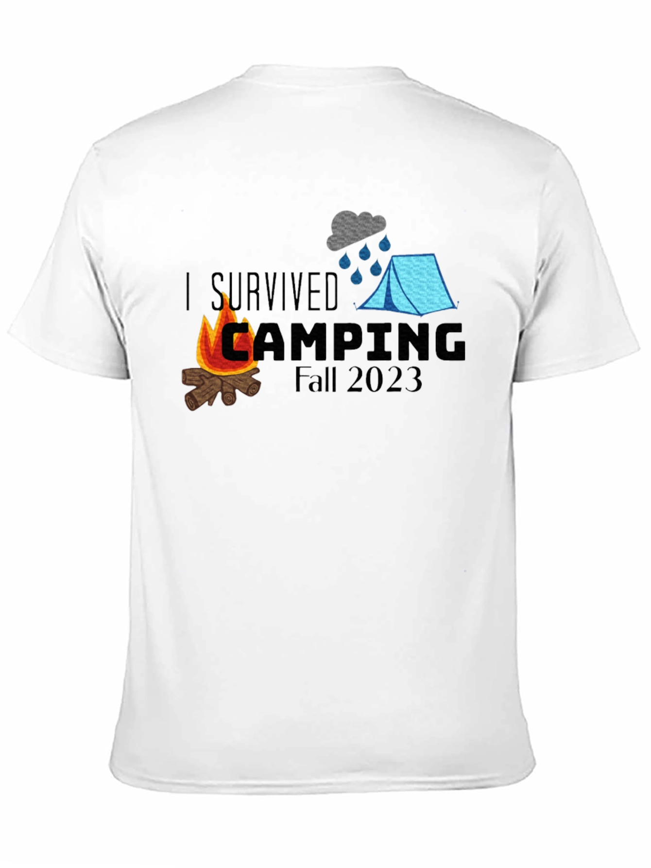 I Survived Camping Fall 2023 T-Shirt