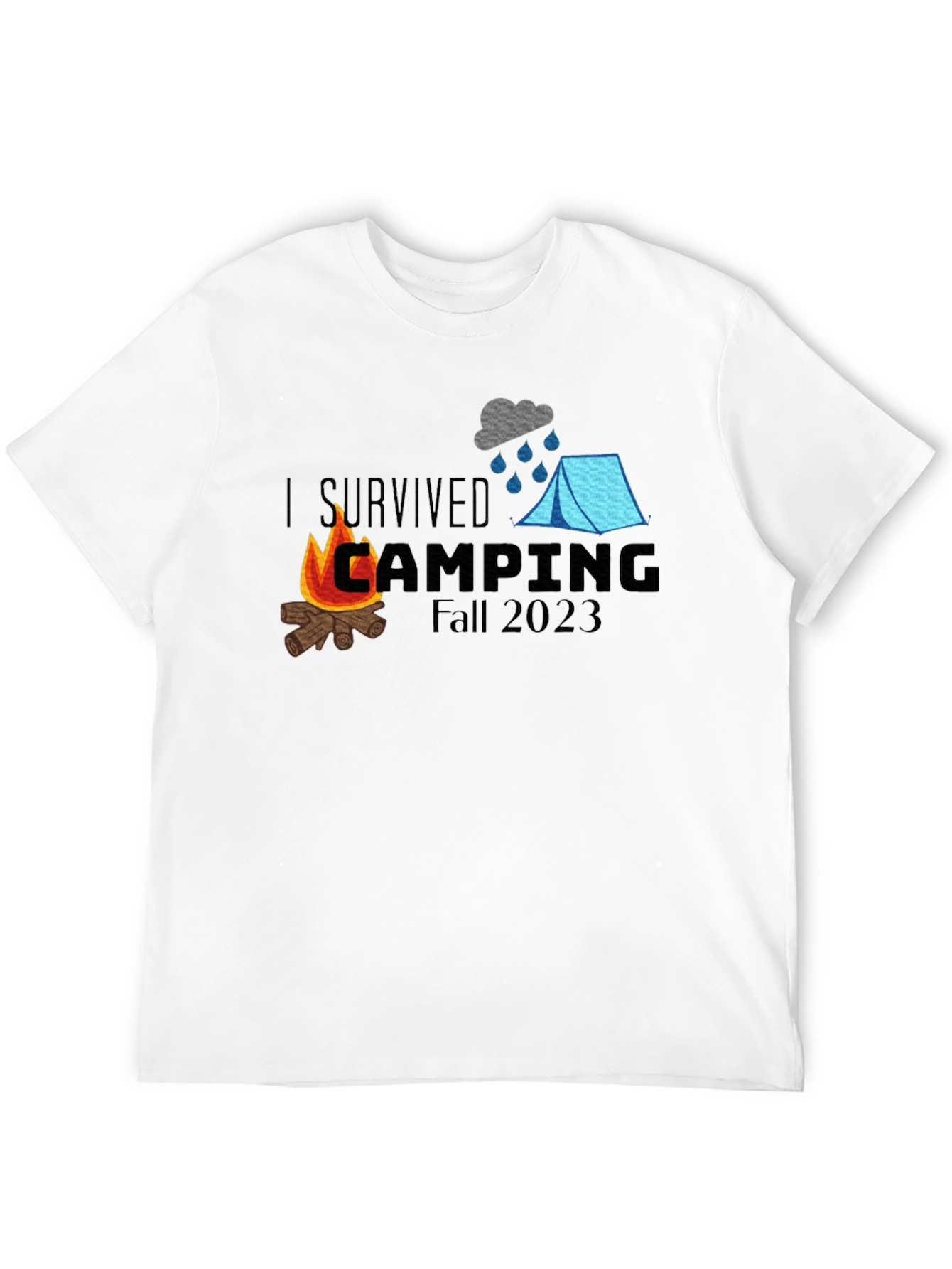 I Survived Camping Fall 2023 T-Shirt