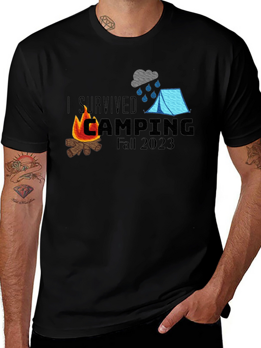I Survived Camping Fall 2023 T-Shirt