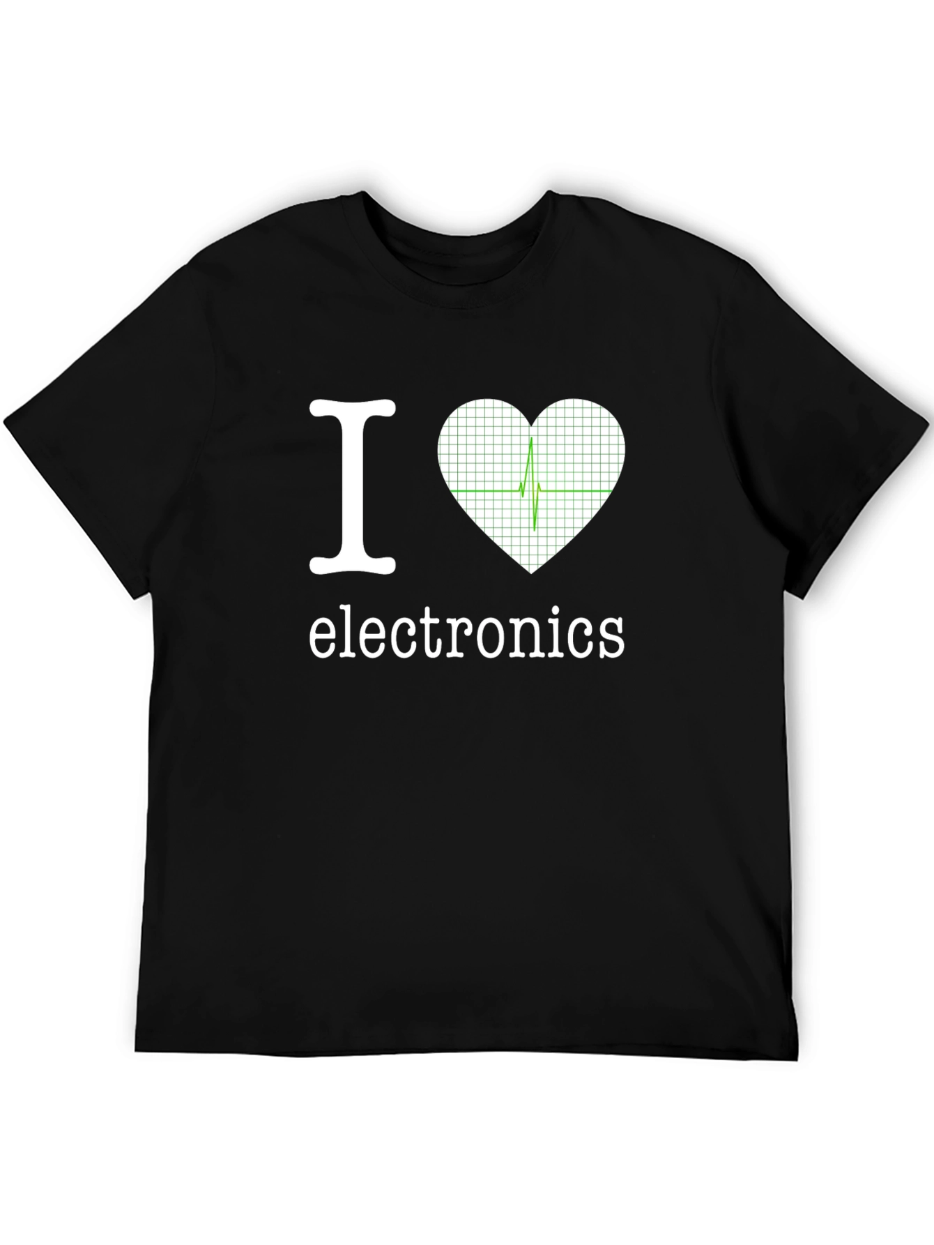 I Heart Electronics T-Shirt - Cool Geek Design