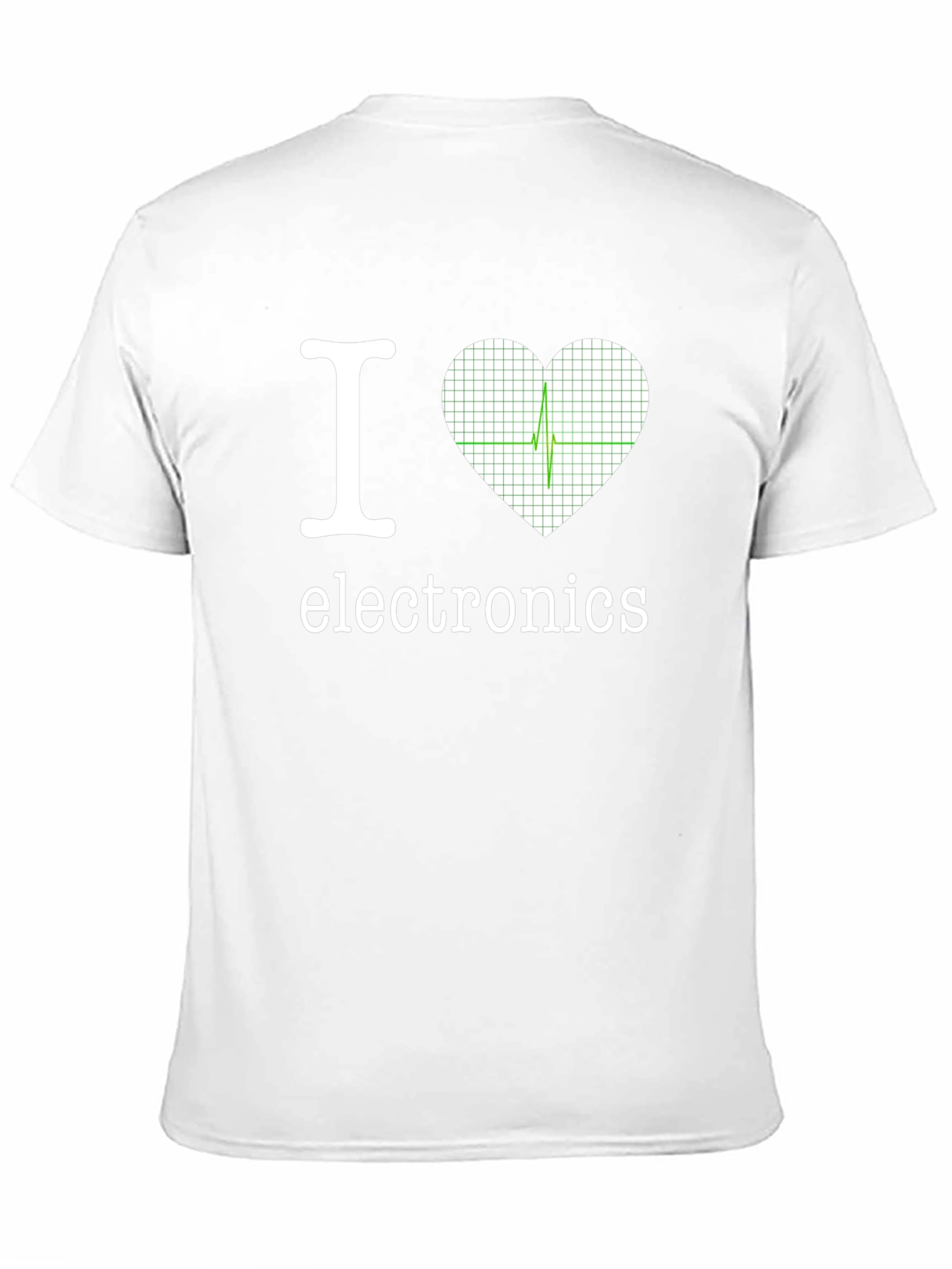 I Heart Electronics T-Shirt - Cool Geek Design