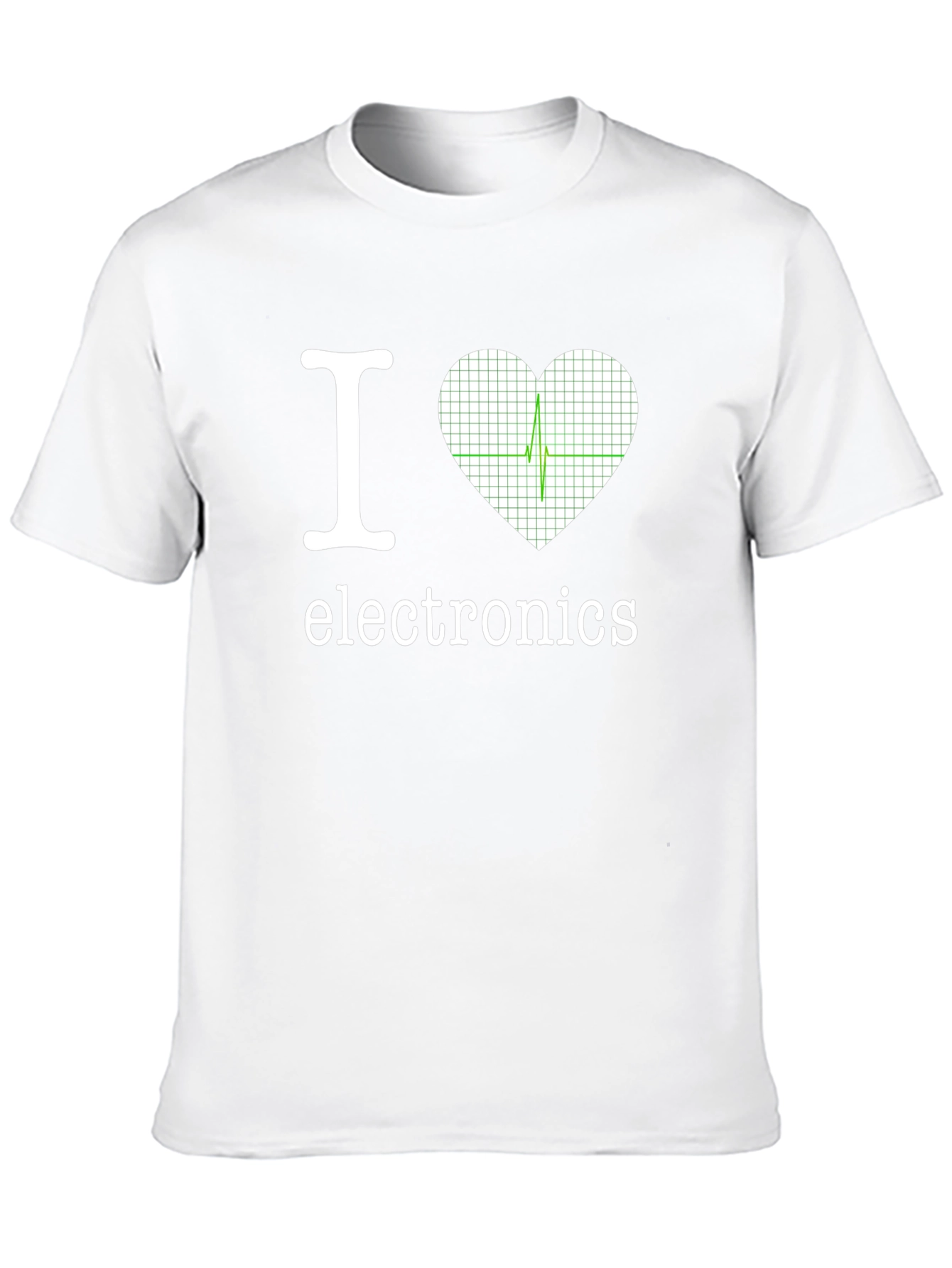 I Heart Electronics T-Shirt - Cool Geek Design