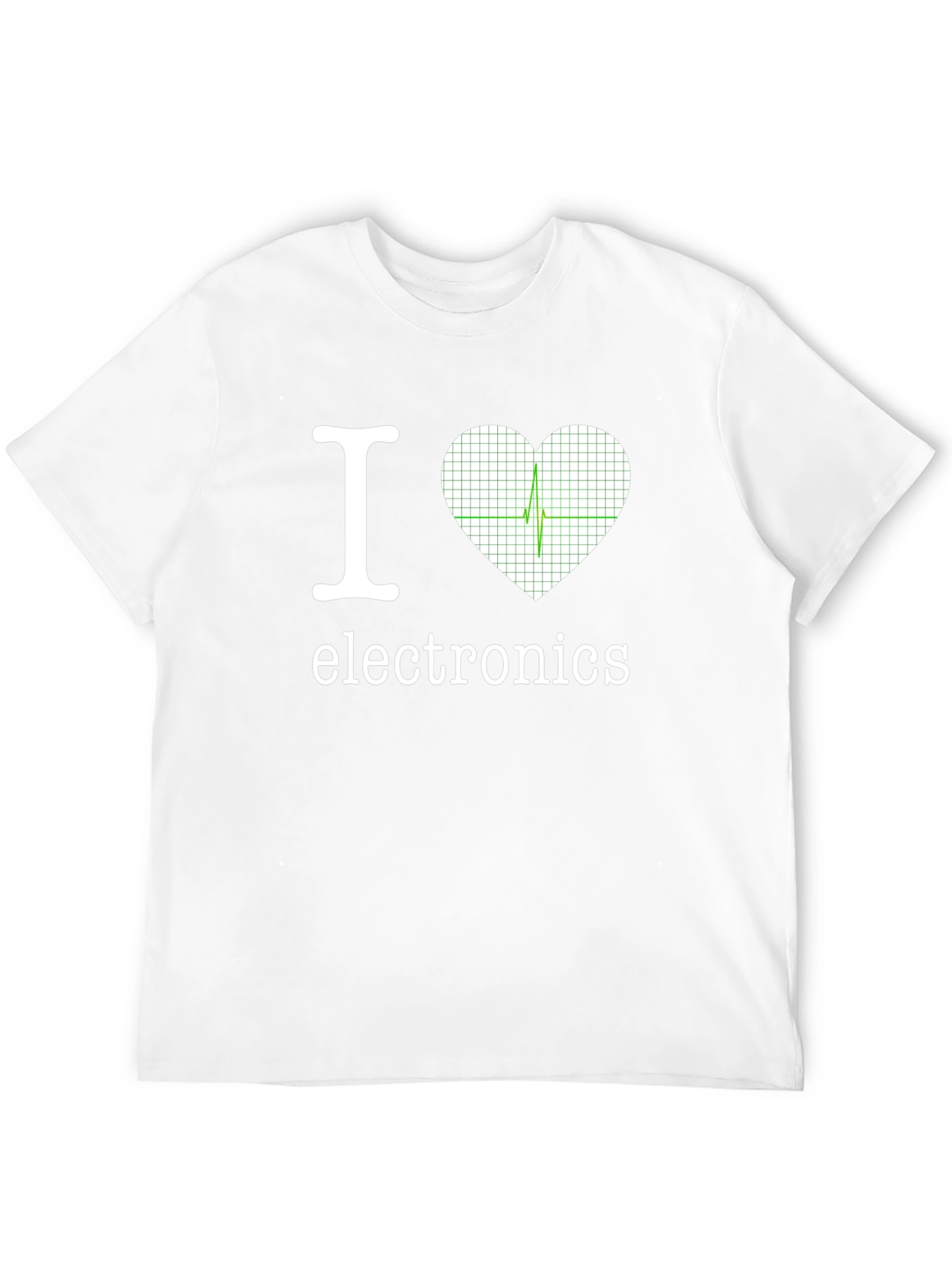 I Heart Electronics T-Shirt - Cool Geek Design