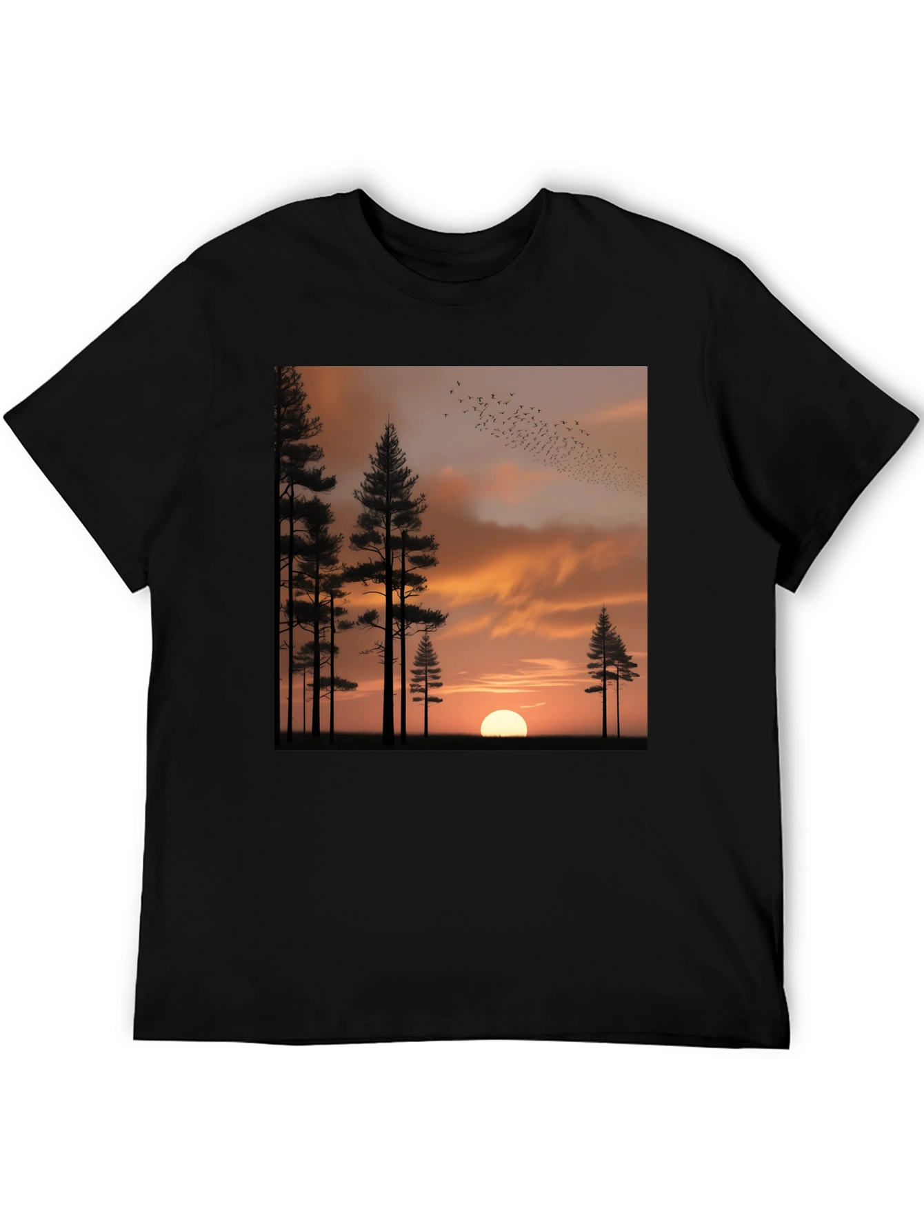 Sunset Forest Graphic Tee