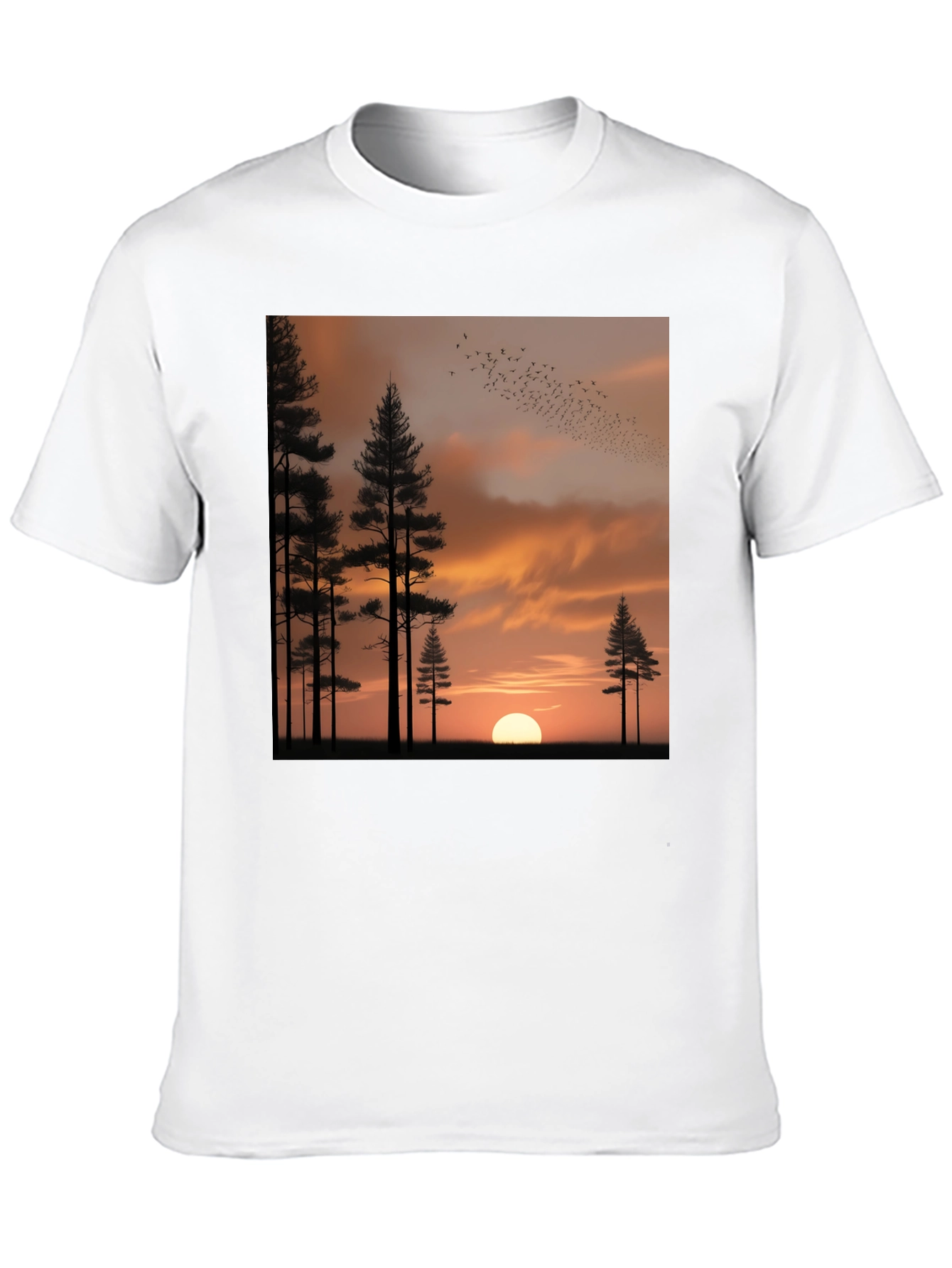 Sunset Forest Graphic Tee