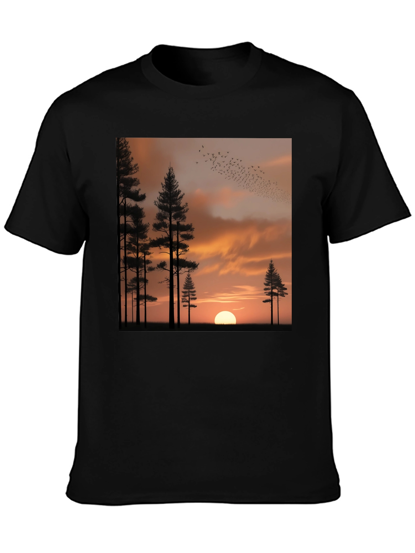 Sunset Forest Graphic Tee