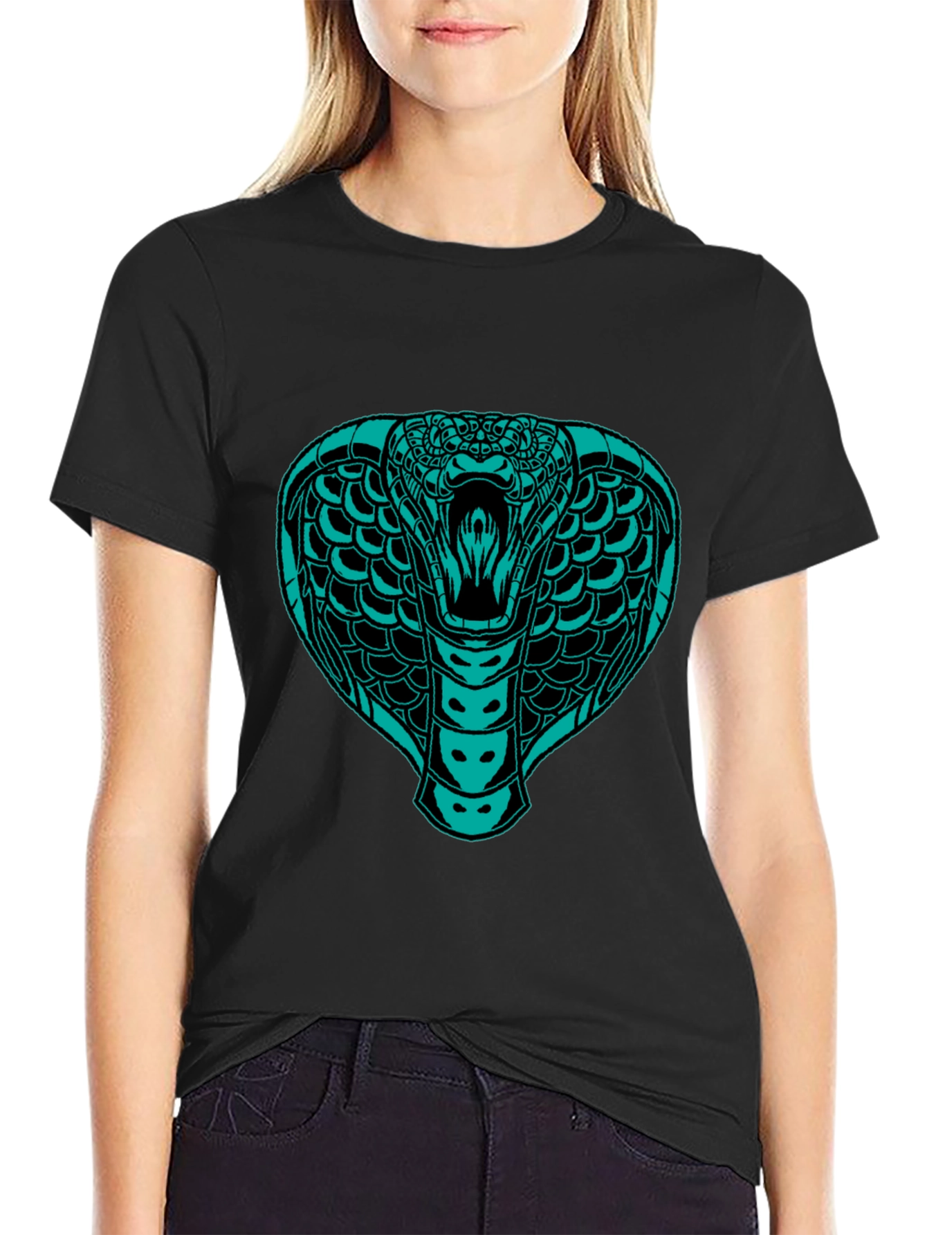Cobra Graphic T-Shirt - Black
