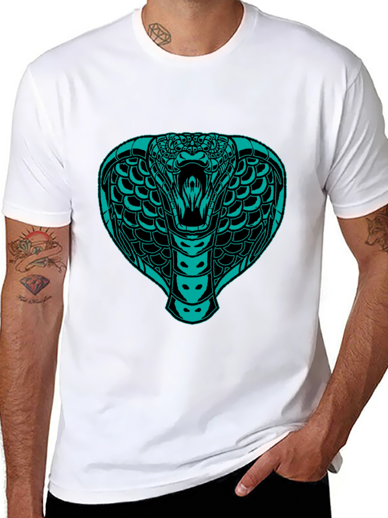 Cobra Graphic T-Shirt - Black