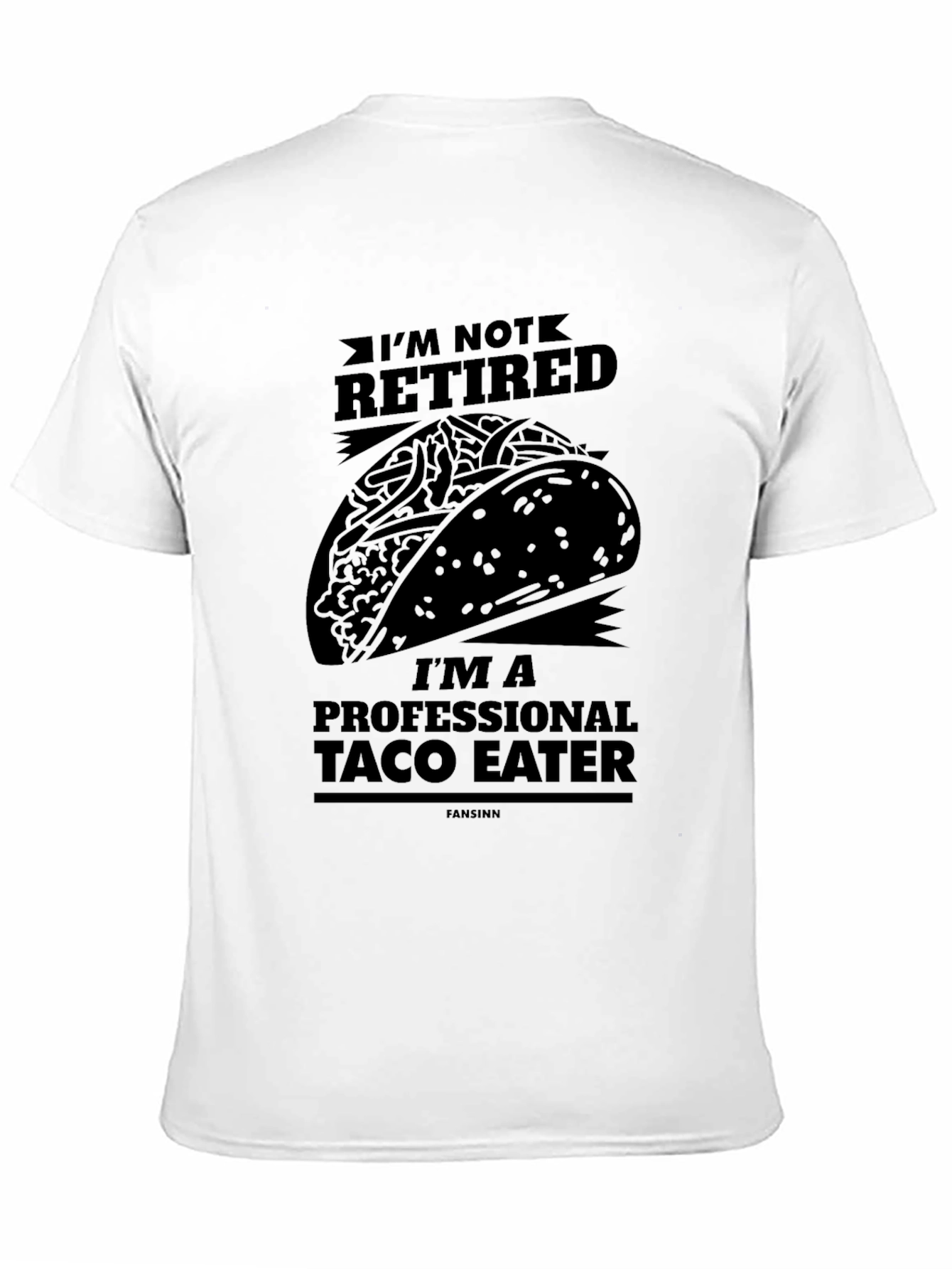 Taco Eater Graphic Tee - Black Cotton T-Shirt