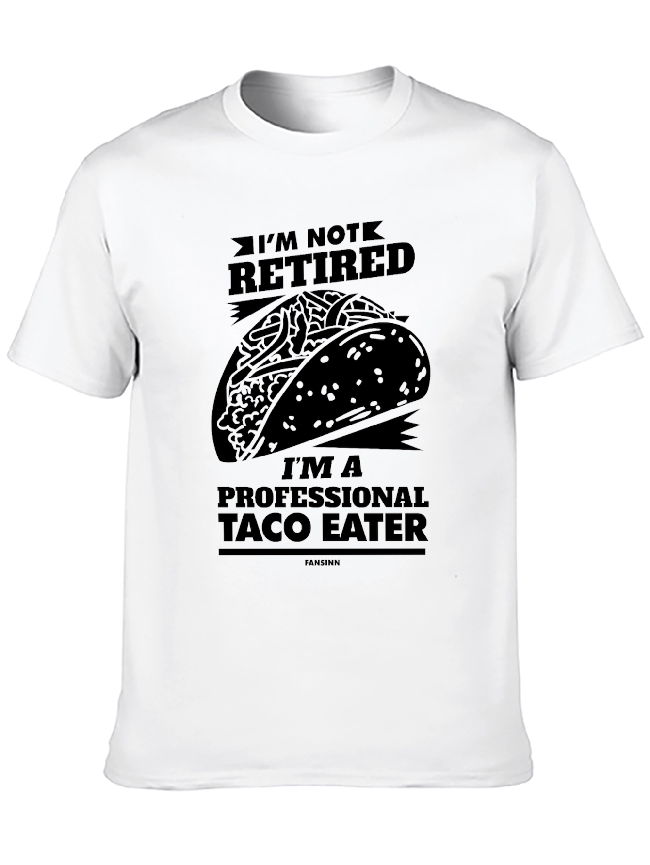 Taco Eater Graphic Tee - Black Cotton T-Shirt