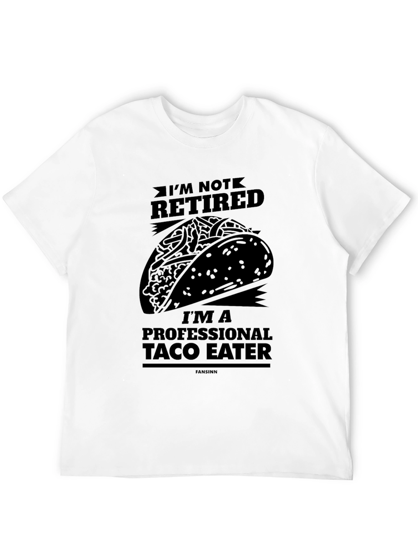 Taco Eater Graphic Tee - Black Cotton T-Shirt