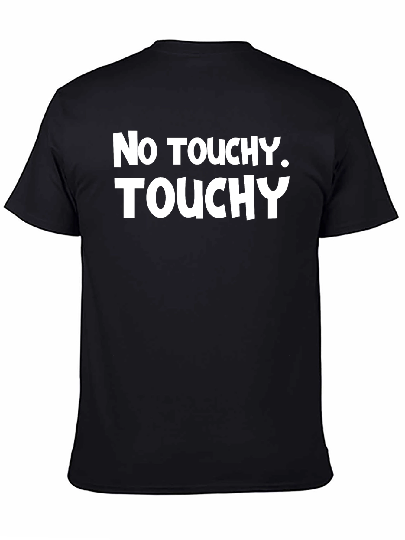 No Touchy Graphic Tee - Black