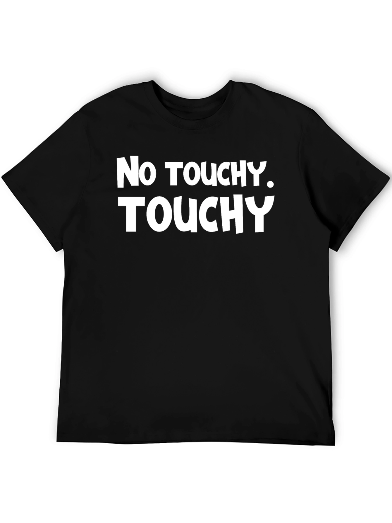 No Touchy Graphic Tee - Black