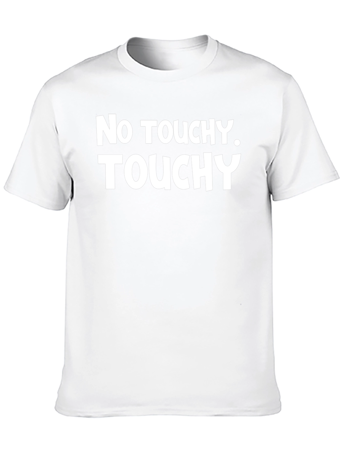 No Touchy Graphic Tee - Black