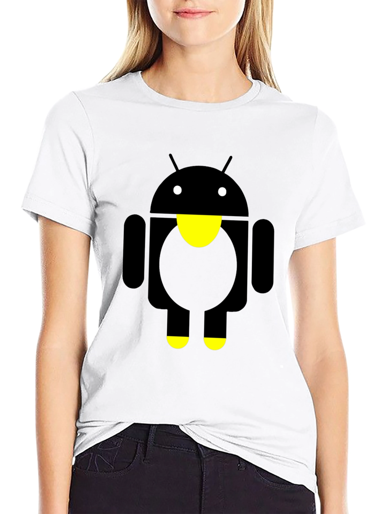 Android Firefly Graphic T-Shirt - Black