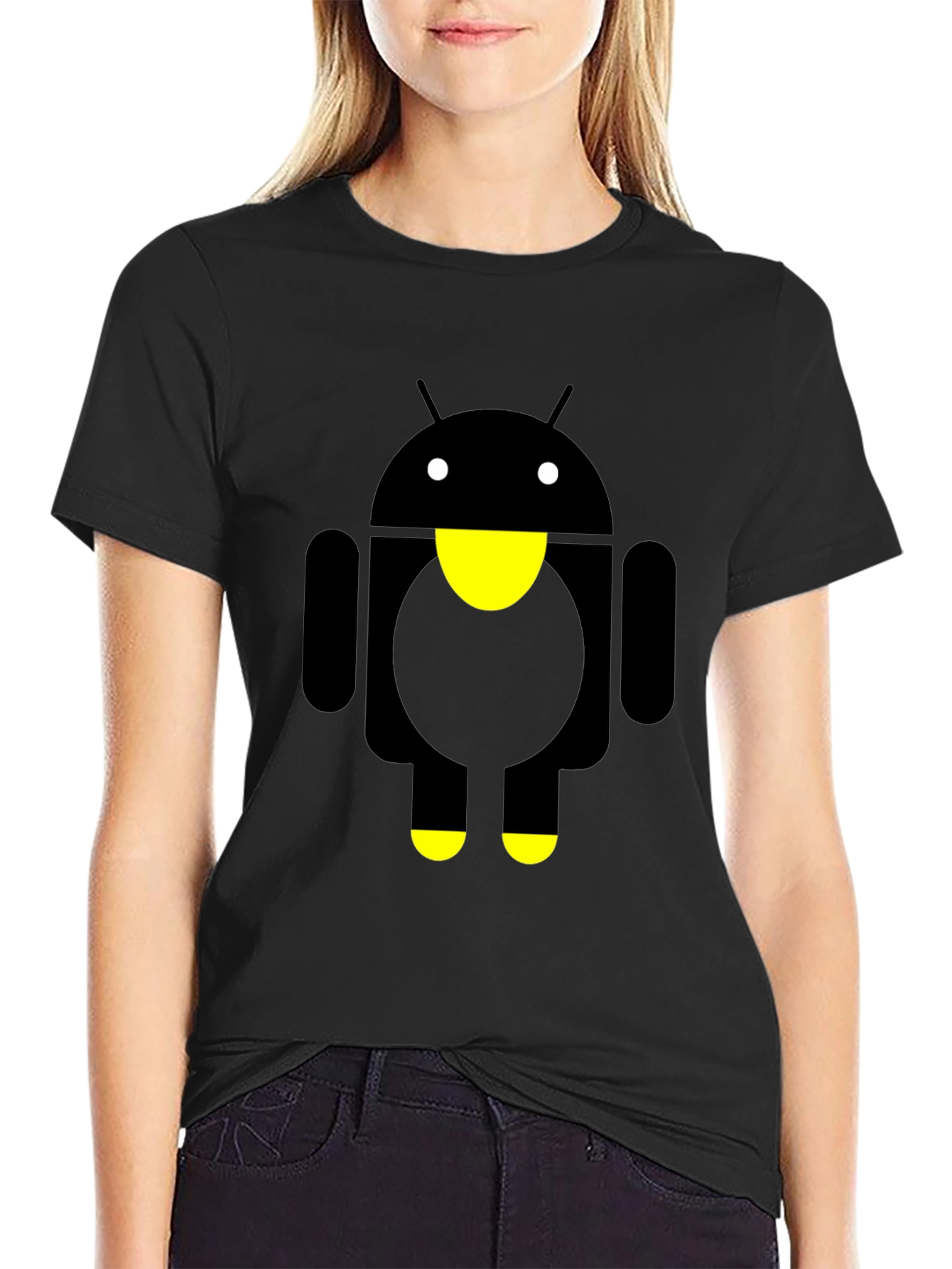 Android Firefly Graphic T-Shirt - Black