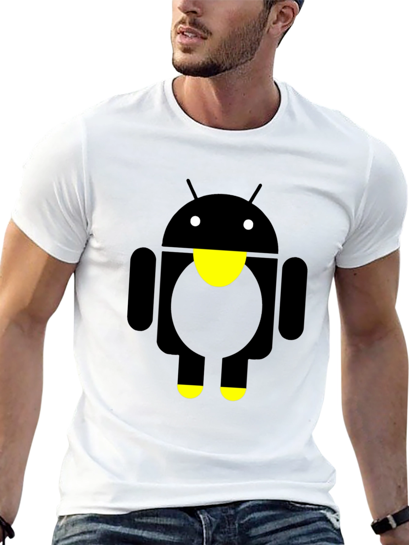 Android Firefly Graphic T-Shirt - Black