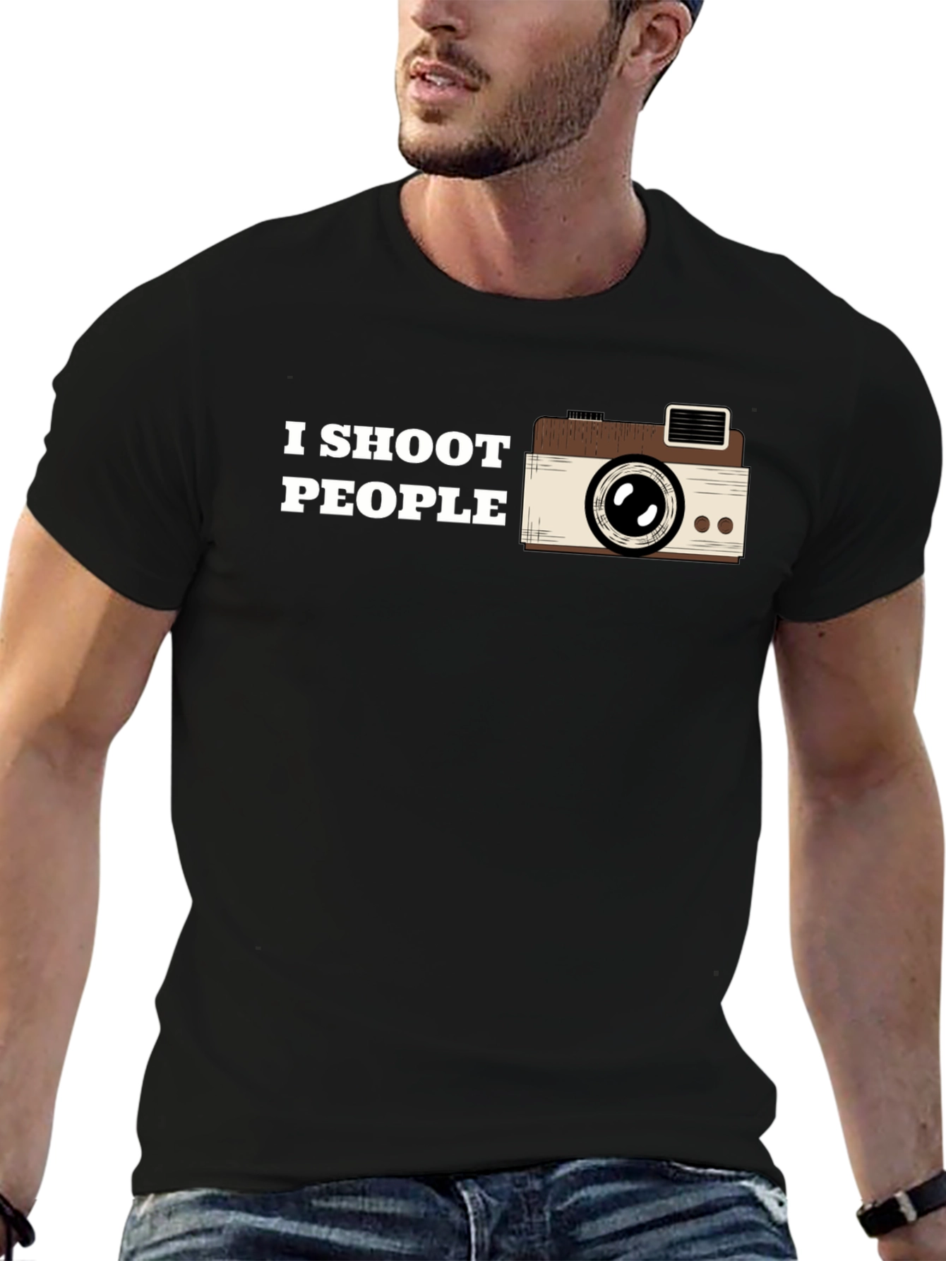 I Shoot People Camera Graphic Tee