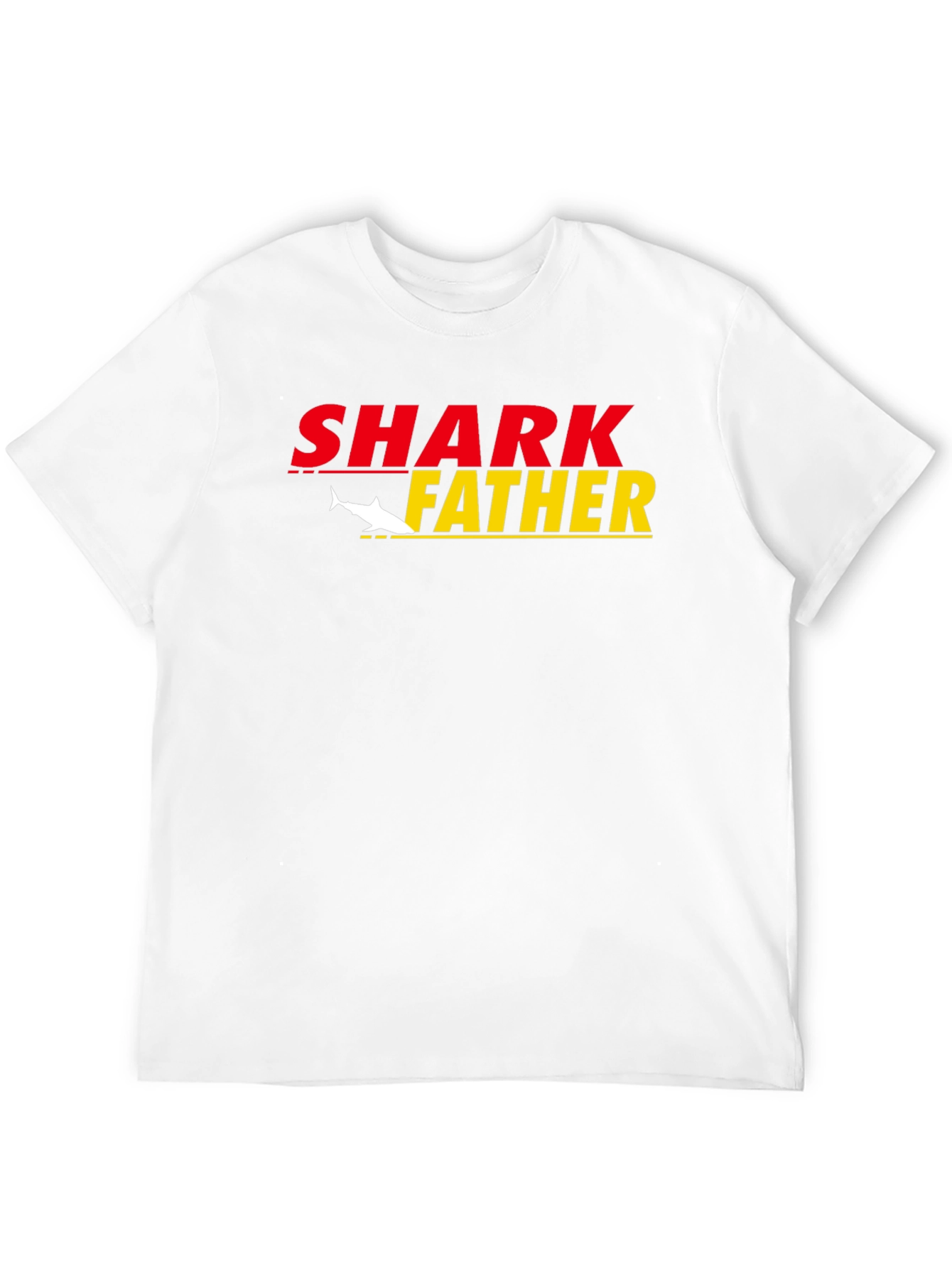 Shark Father Graphic T-Shirt - Cool Dad Tee
