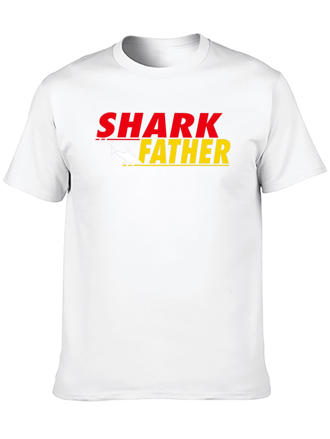 Shark Father Graphic T-Shirt - Cool Dad Tee
