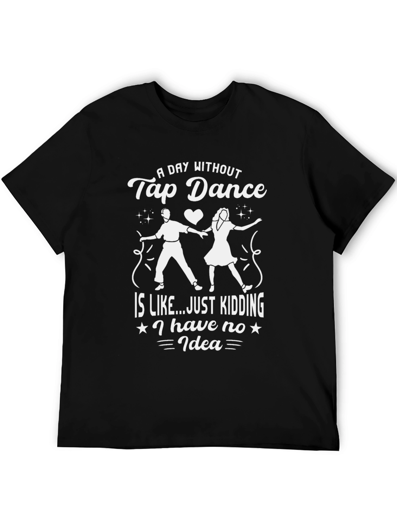 Tap Dance Graphic T-Shirt - Unisex Black Tee