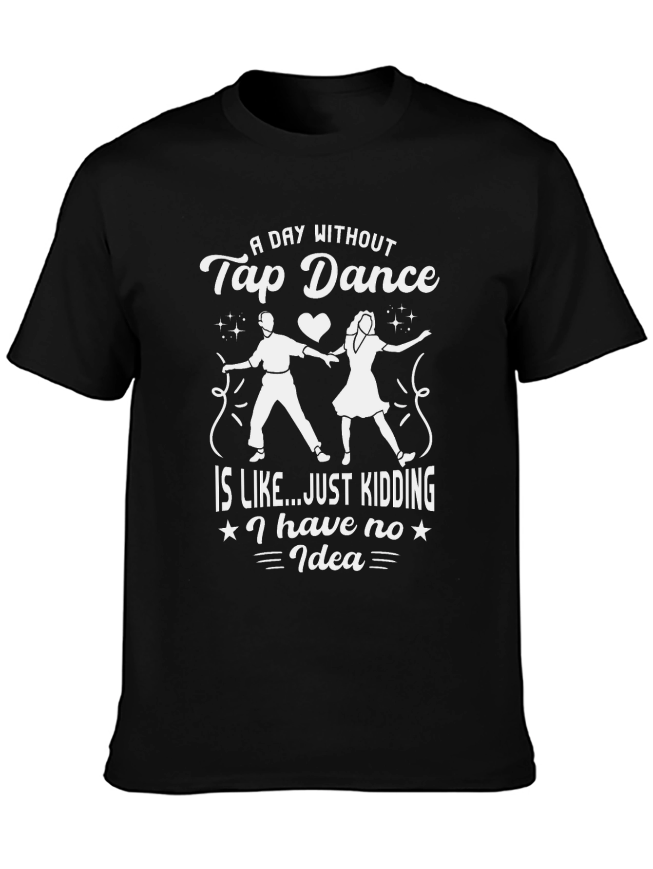 Tap Dance Graphic T-Shirt - Unisex Black Tee
