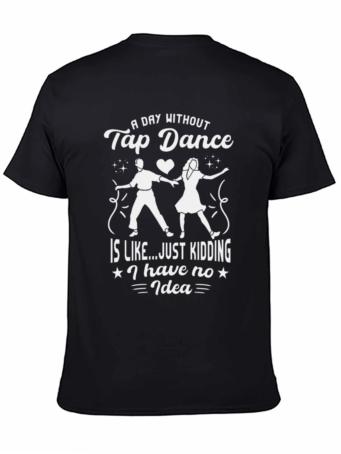 Tap Dance Graphic T-Shirt - Unisex Black Tee