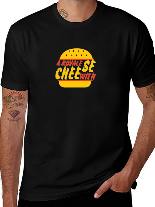 Royal Cheese With Black Tee