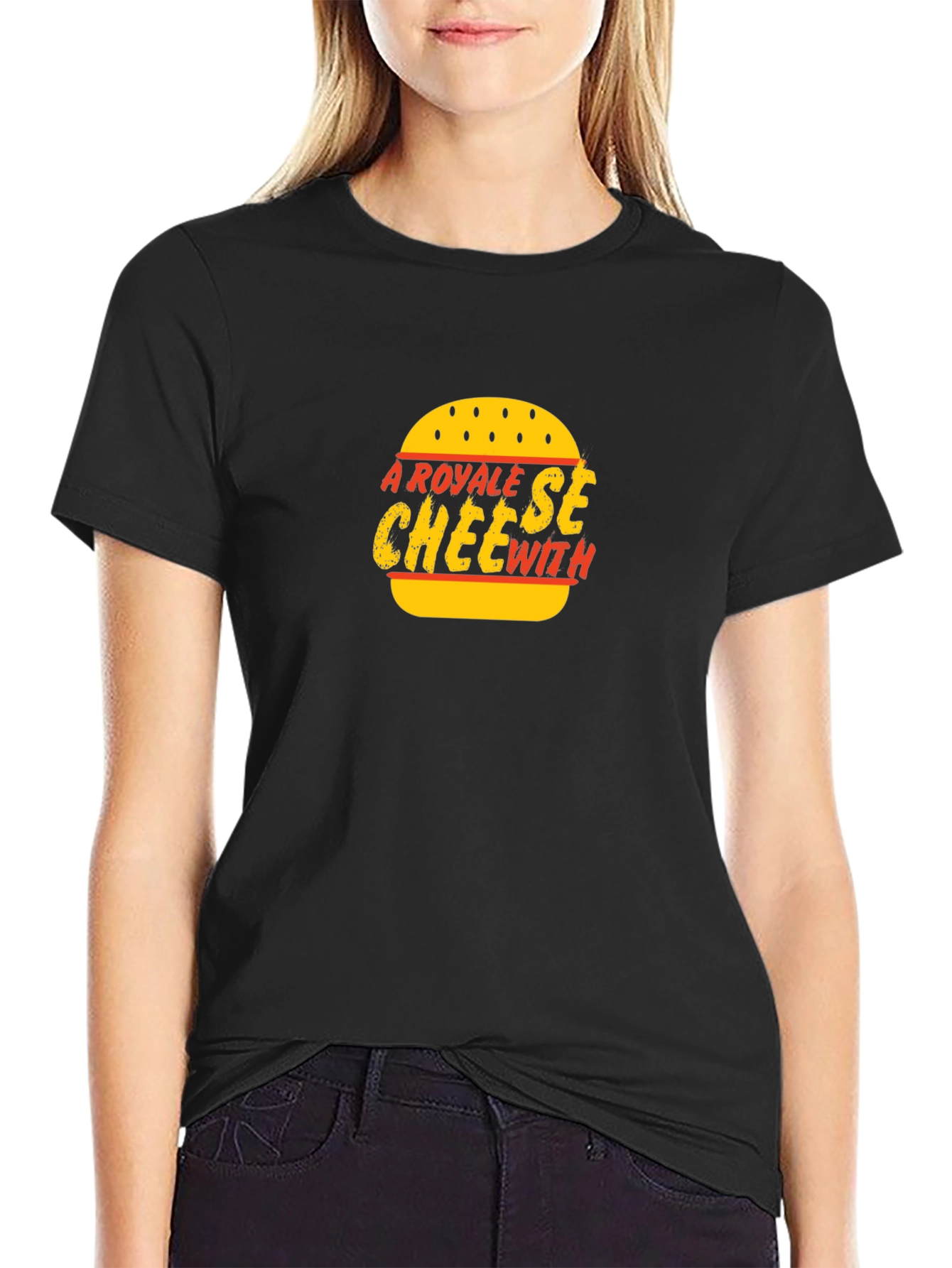 Royal Cheese With Black Tee