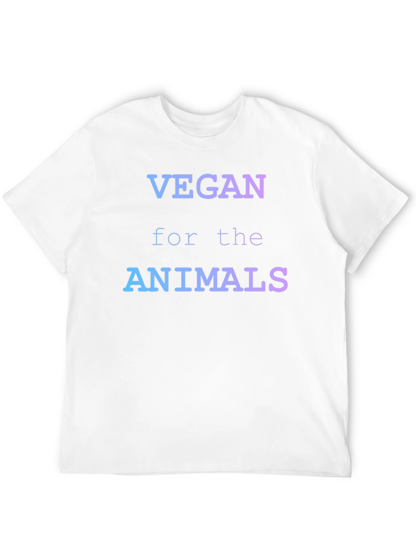 Vegan for the Animals Gradient Graphic T-Shirt