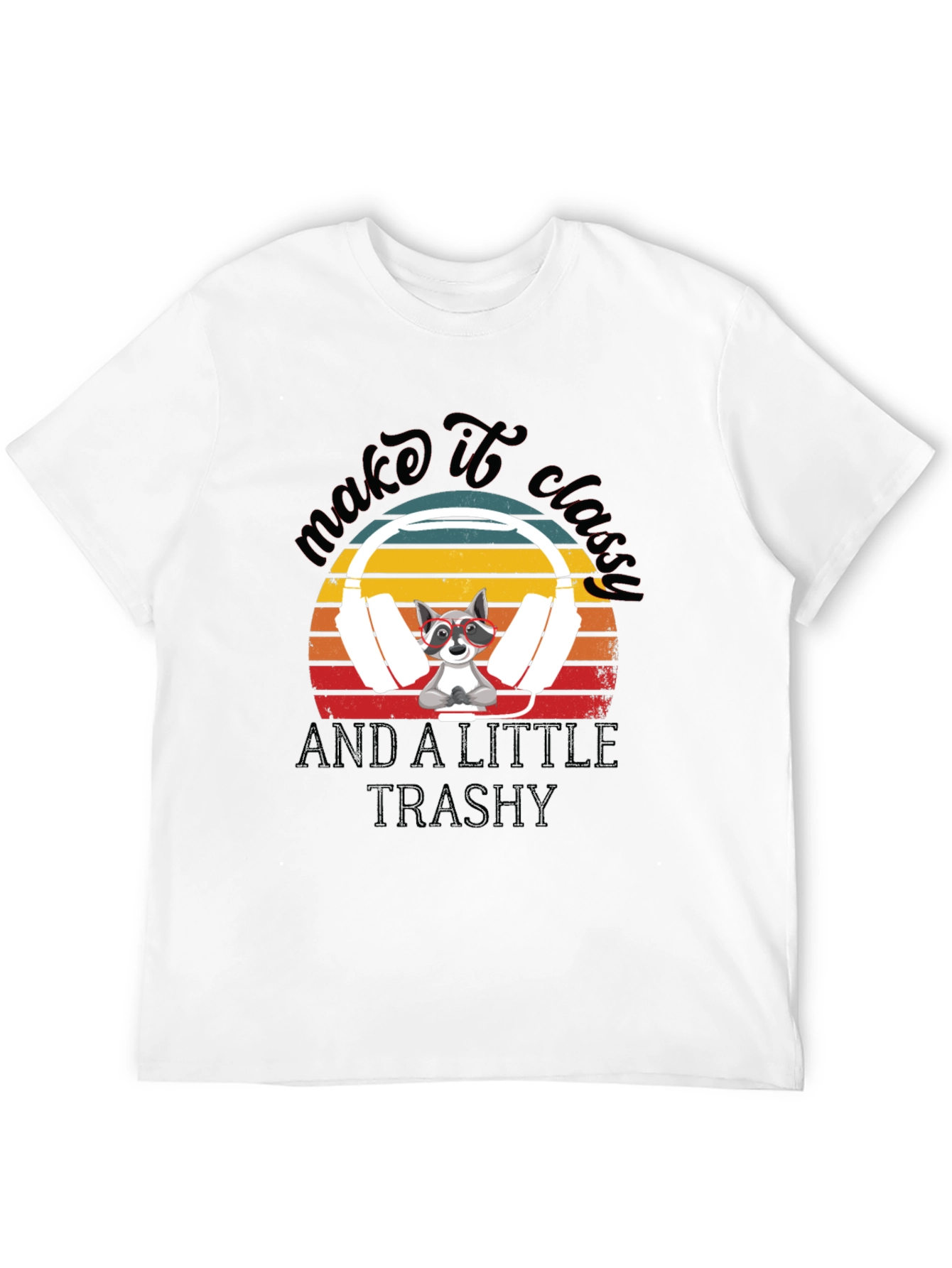 Make It Classy Raccoon Graphic Tee