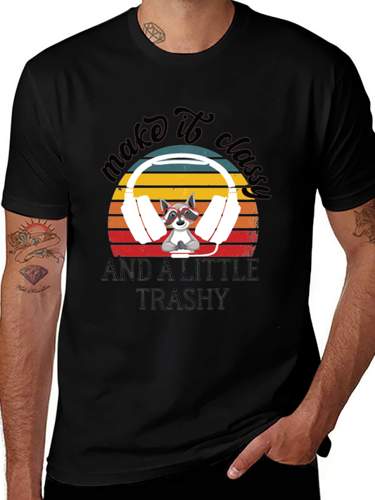 Make It Classy Raccoon Graphic Tee