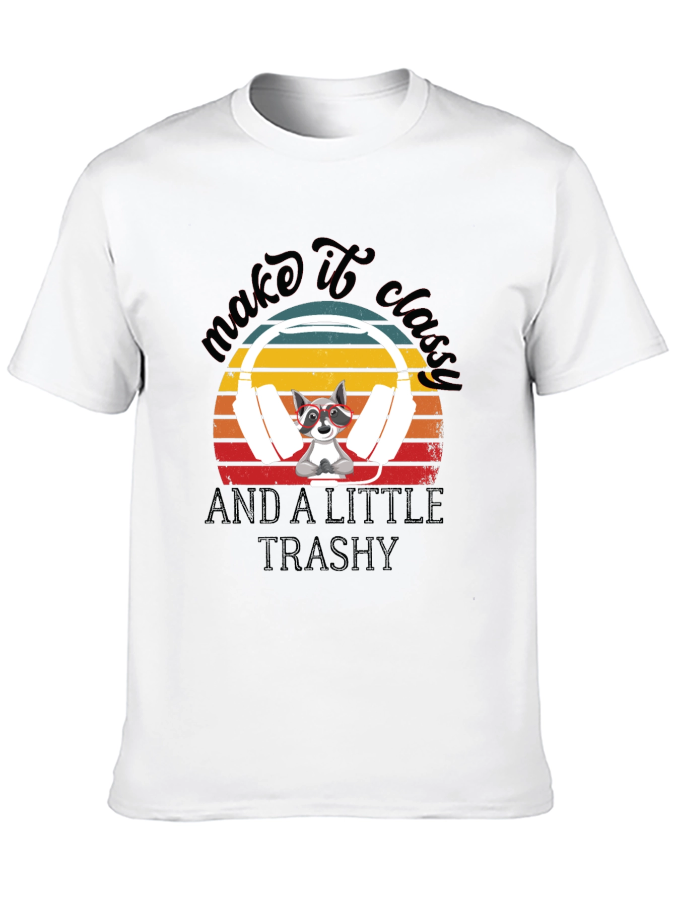 Make It Classy Raccoon Graphic Tee